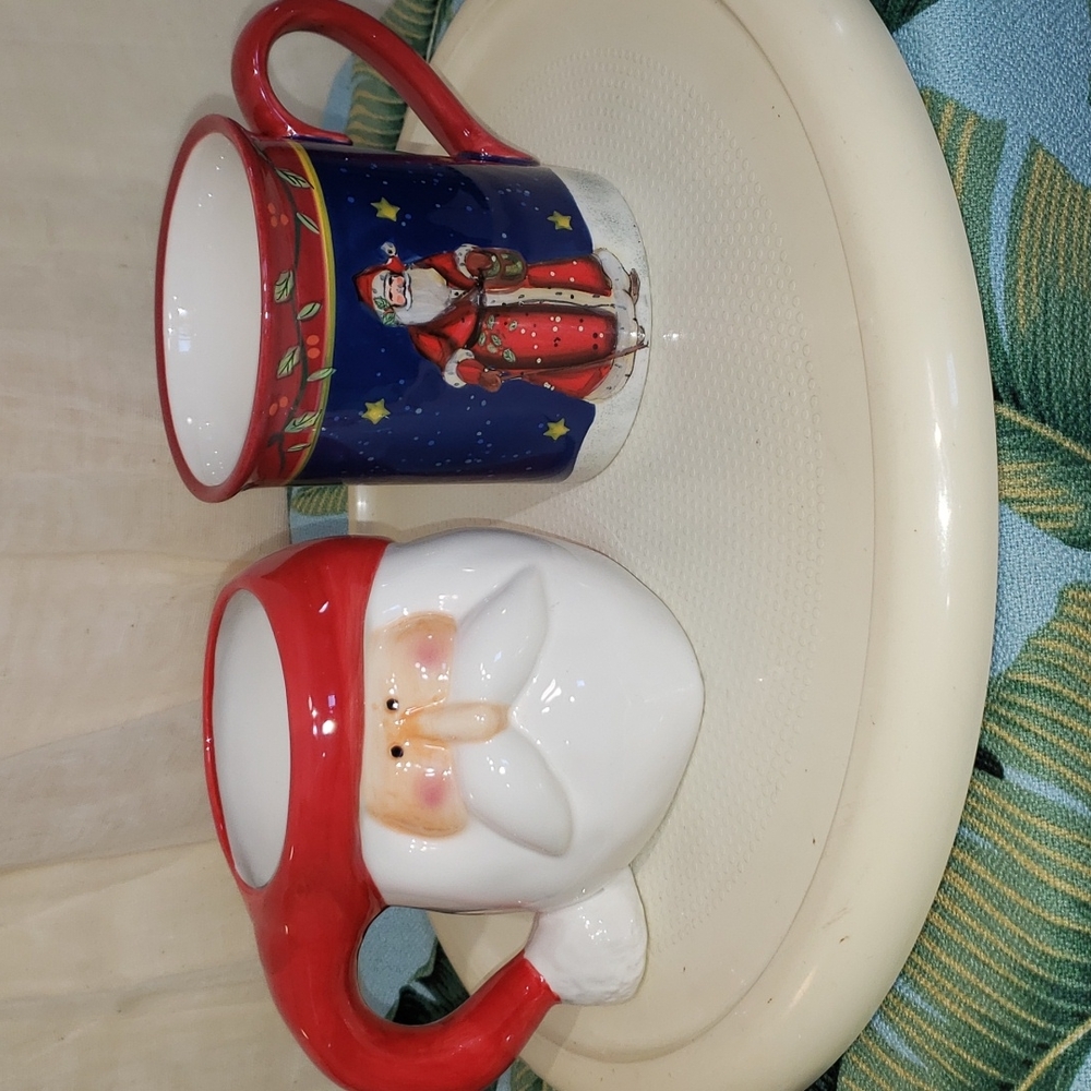 Christmas Mugs | Lot of 2